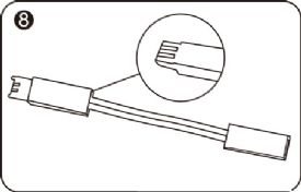 10013  Axis Connecting Cable Single Colour